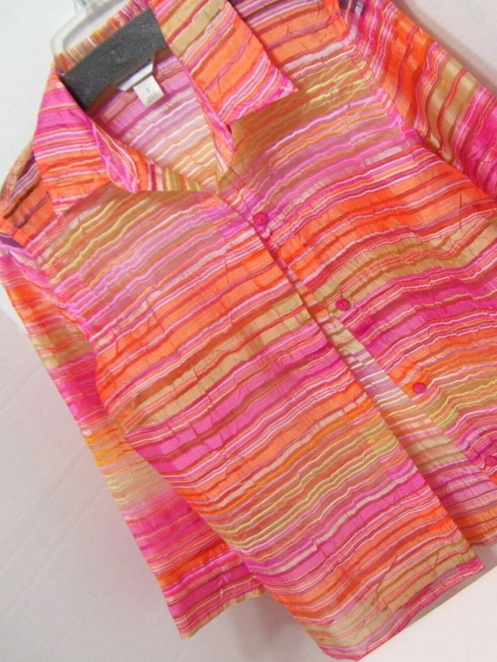 Chtistopher & Banks Multi Volor Top Orange Pink
